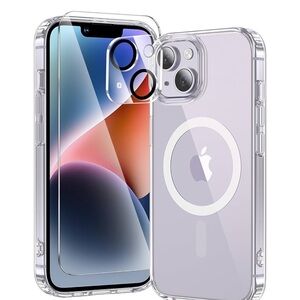 Clear Protective Phone Case for iPhone 14 Clear